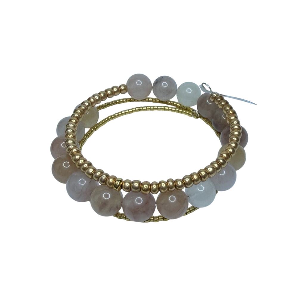 Jasper memory wire Bracelet handmade